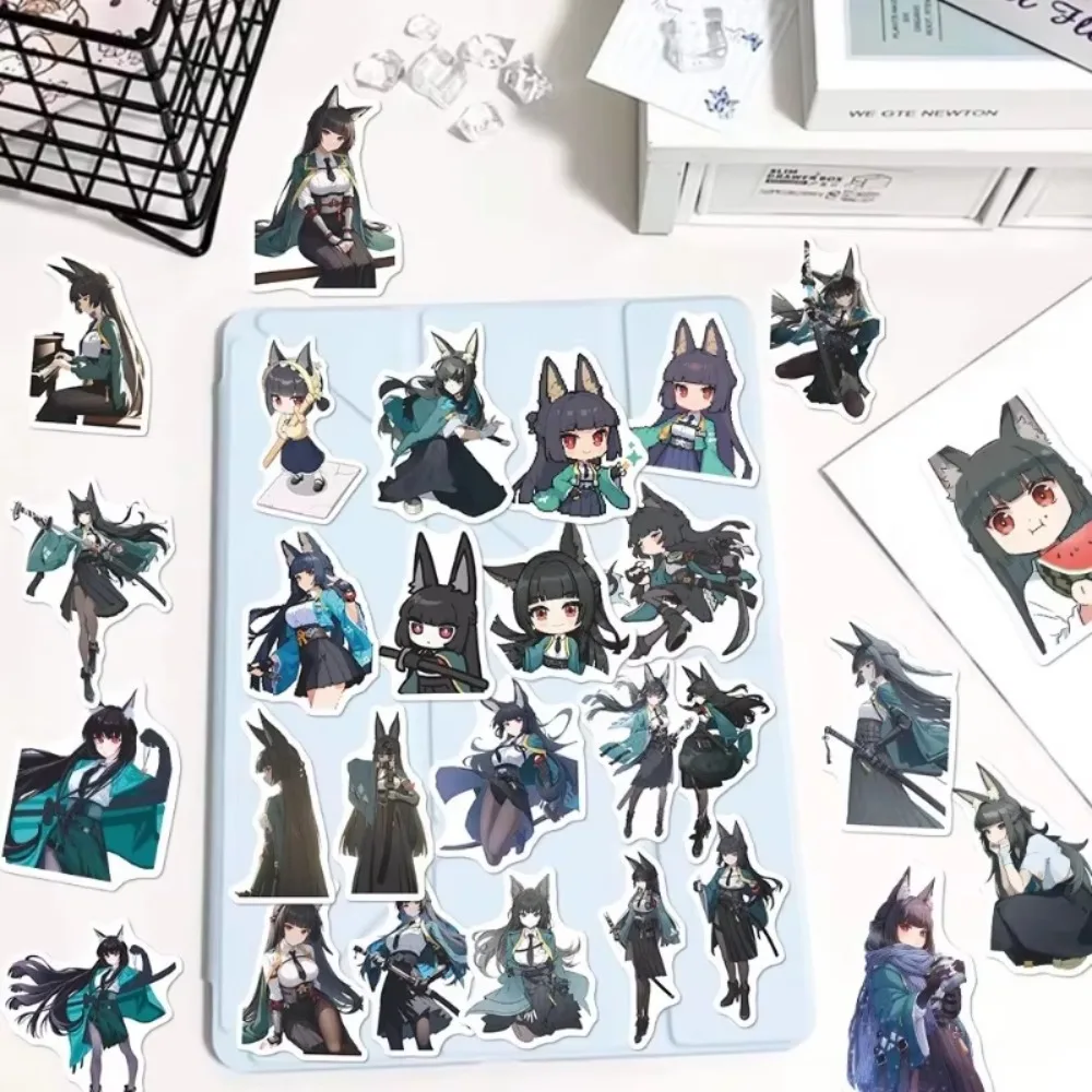 55 قطعة من ملصقات شخصيات الرسوم المتحركة Hoshimi Miyabi لعبة مجموعة تزيين الهاتف المحمول للزجاجة