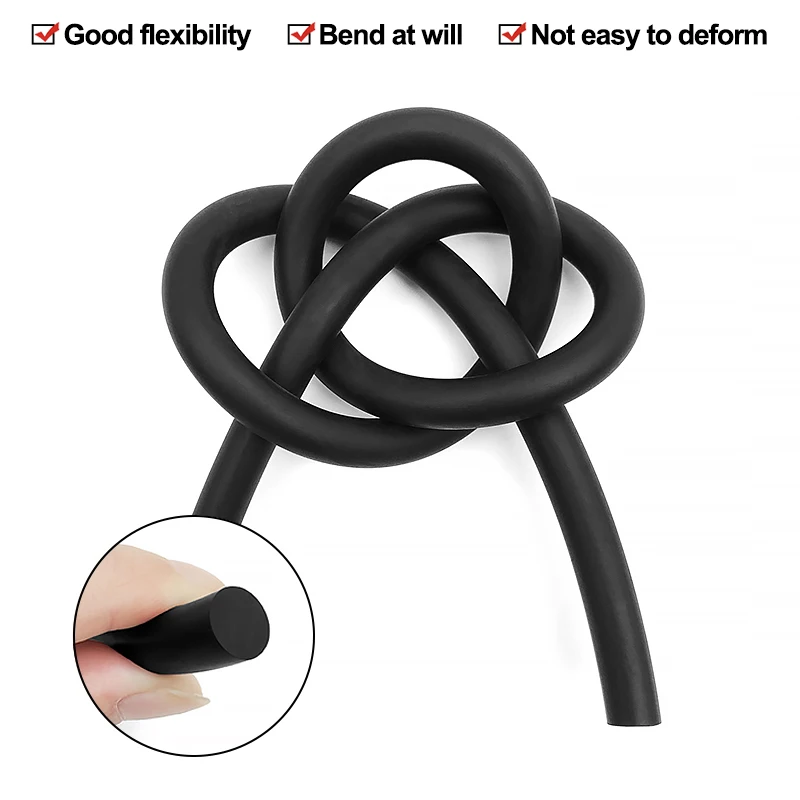 

5/10 метров, черная уплотнительная лента NBR, высококачественная твердая резиновая уплотнительная веревка диаметром 0,8-30 мм, маслостойкая уплотнительная прокладка шнура