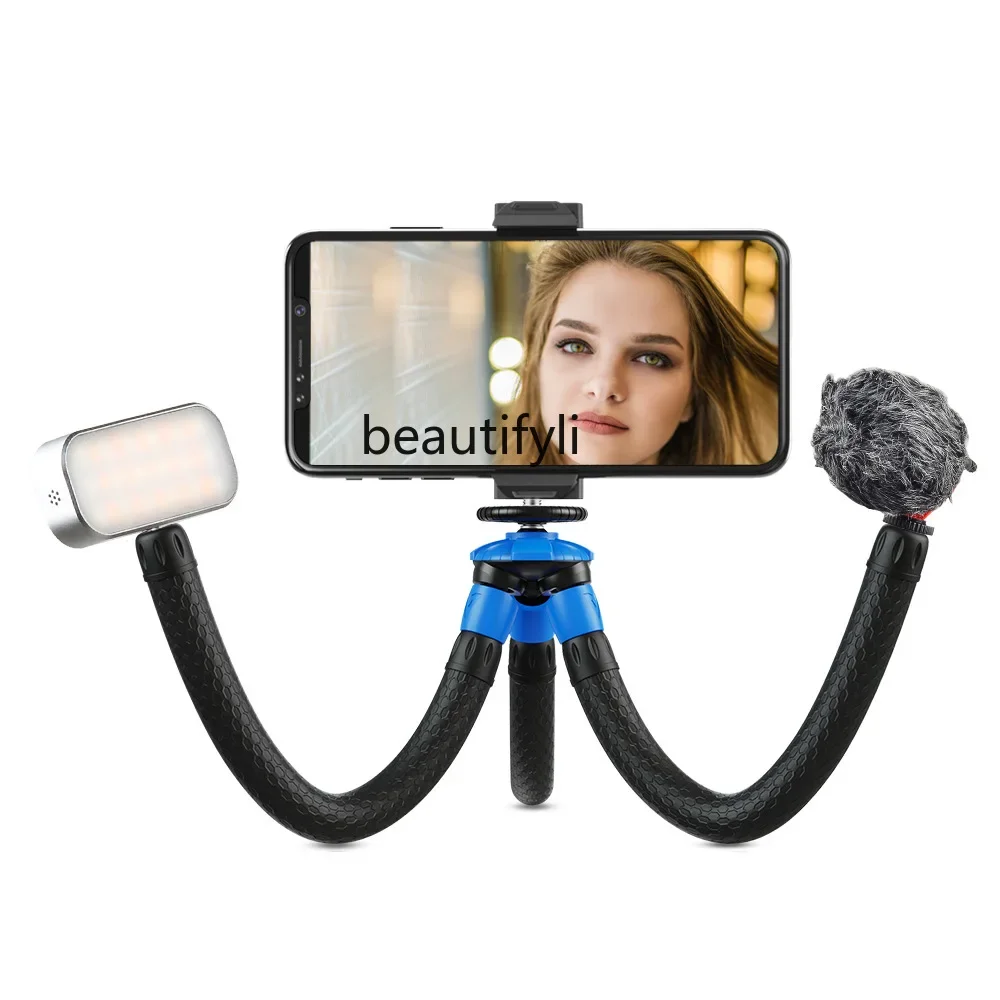 كاميرا Asmt42، صورة شخصية حية، خرطوم الأخطبوط المحمول، حامل سطح المكتب للهاتف الصغير.