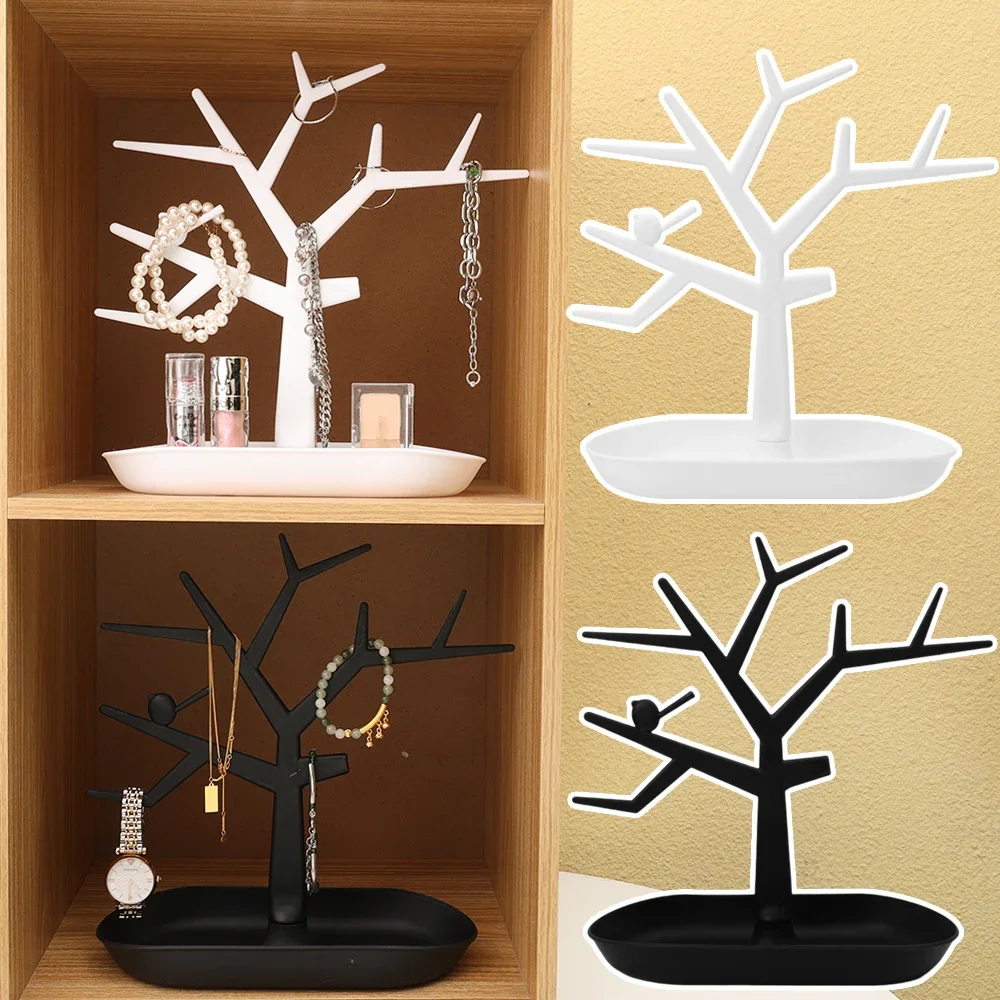 1PC Tree Hanger Creative Necklace Jewelry Necklace Bracelet Jewelry Display Rack Creative Earrings Ring Storage Rack