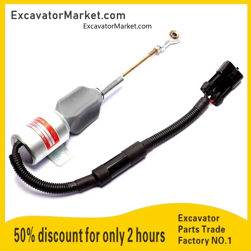 Cummins generator excavator accessories flameout solenoid valve switch 1753ES 1700-4061 2479133 high quality