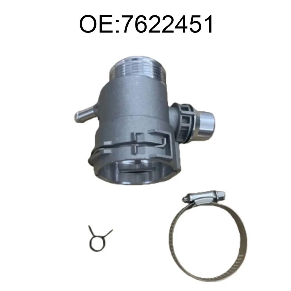 Aluminium Alloy Water Tank Connector Joint 7622451 17127619684 For BMW For F18 For 5 Series Radiator Coolant Pipe Hose Connector