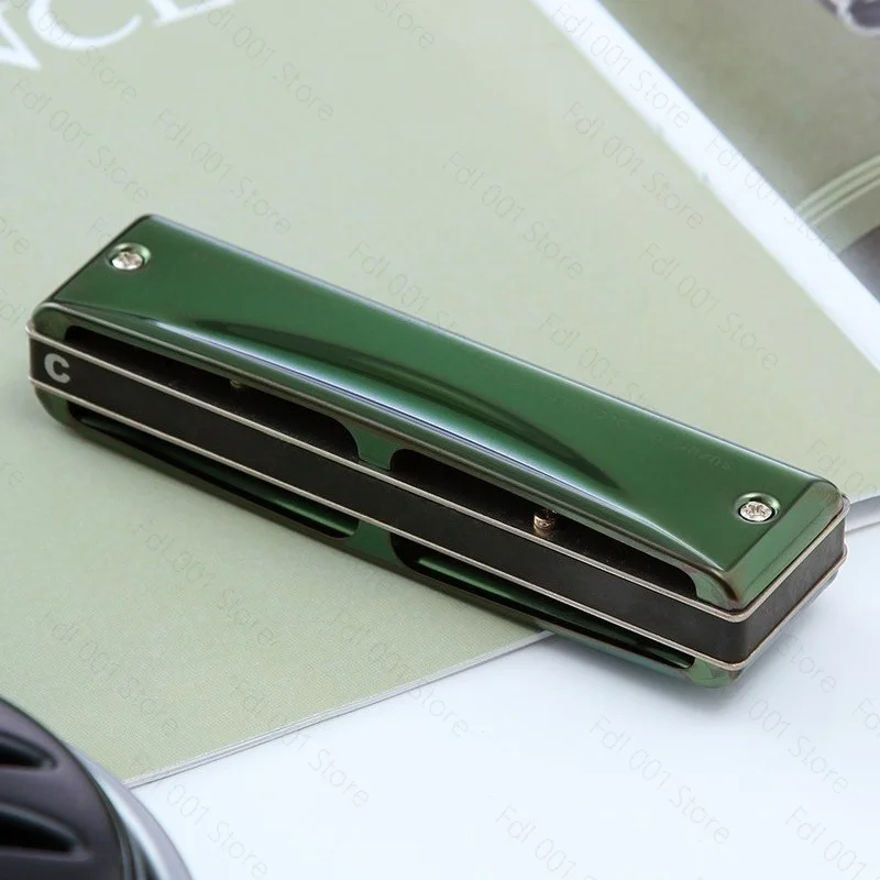 C-20 Olive 10-Hole Diatonic Blues harmonica Major Key of C A D G E F Beginner Easy to press