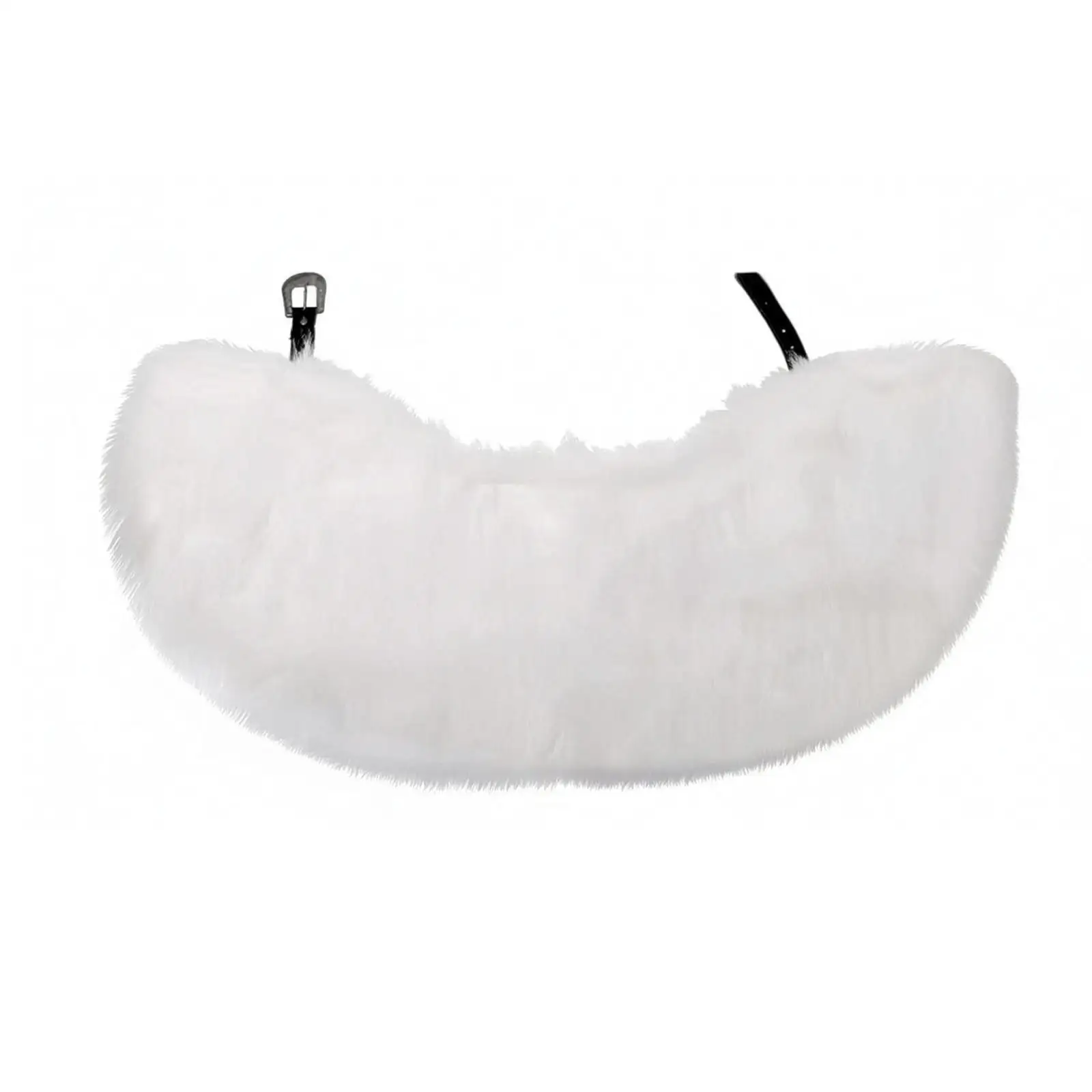 Faux Fur Viking Cloak for Cosplay Warrior with Metal Buckle Strap Cozy Shoulder Cape for Theater