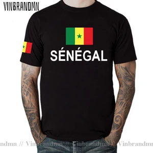 Herren T -Shirt Sensor Sen, 2021 Baumwollt -Shirt, Nationsteam T -Shirt, Landkleidung, Sport, Fußball, Senegalês 10 Hauptverkäufe Senegal -Shirt - №3