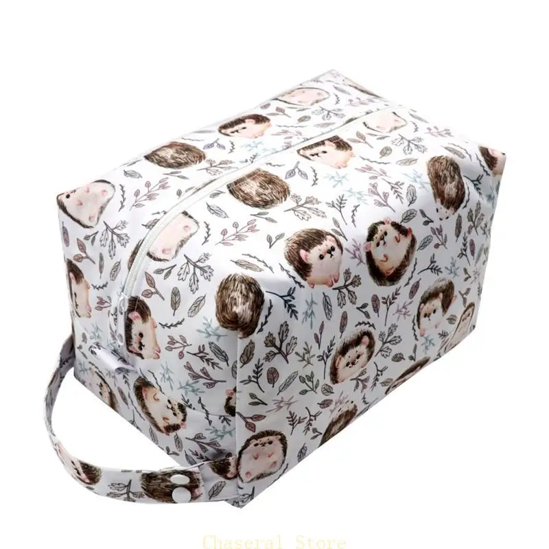 

E7CE многоразовый подгузник для ткани мокрые сухие мешки с кнопками для коляски для водонепроницаемых капсул