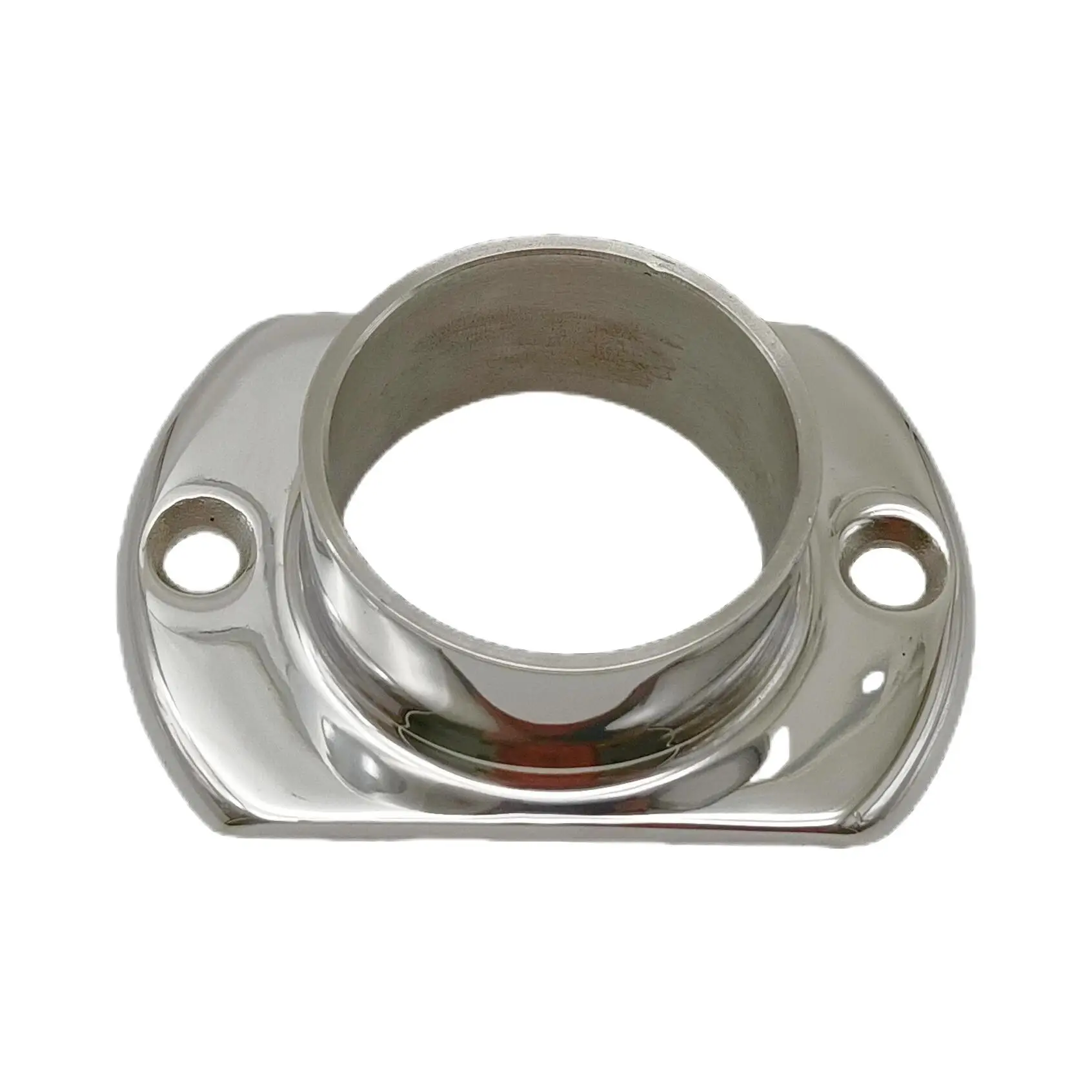 Highco-Cast 316 Stainless Steel 38.1mm Stair Railing Staircase Handrail Base Flange Elbows Handrail End Caps Handrail Bracket