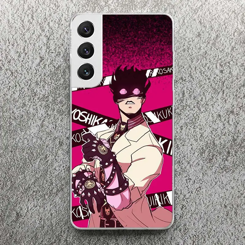 Anime JoJo Killer Queen Print Soft Case for Samsung Galaxy S24 S23 S22 Ultra S21 S20 FE S10 Plus Phone Shell S9 S8 + S10E Patter