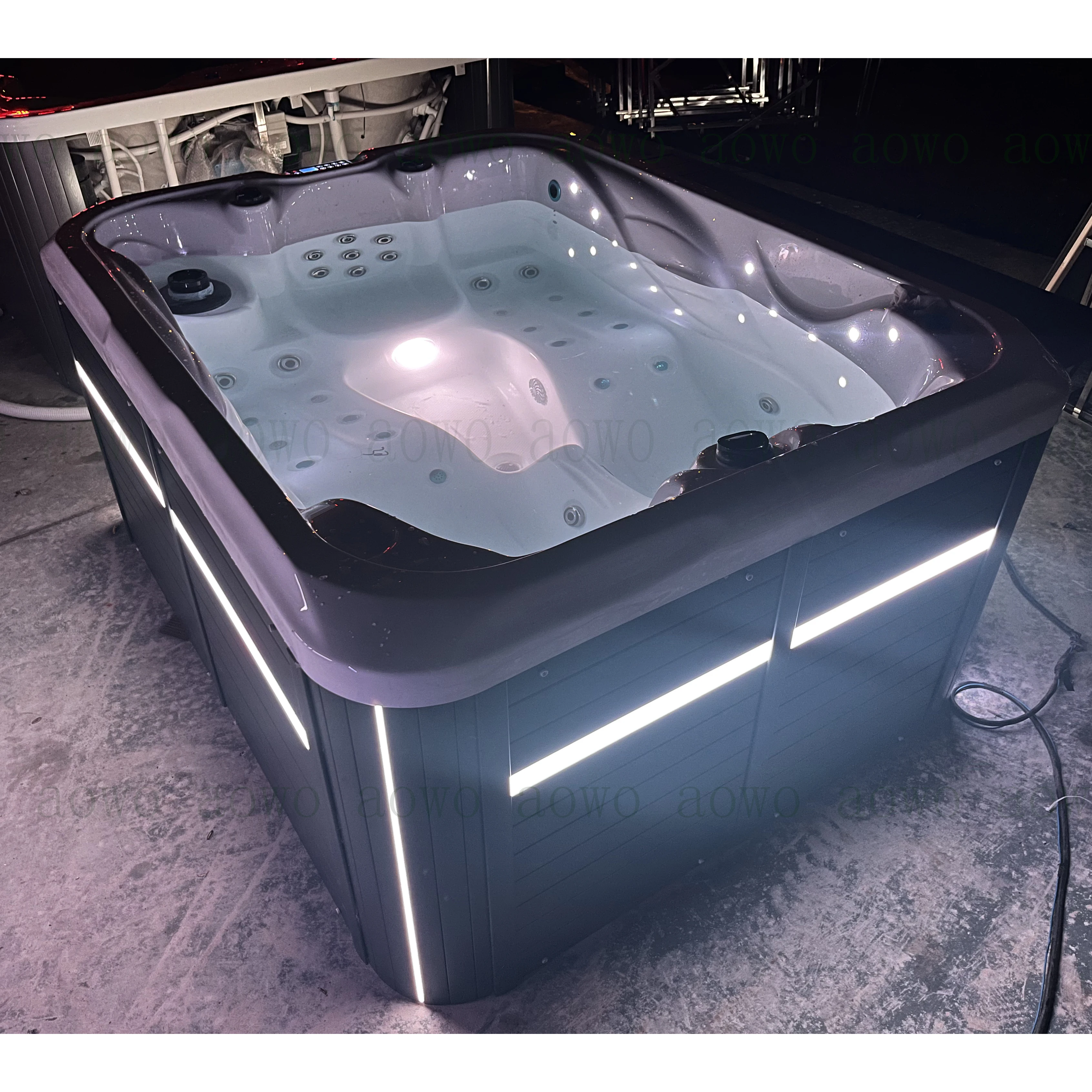 Luxury Outdoor Jacvzzi With Led Lights Spa Tubs 6 Person Spa Extrieur Whirlpool Hot Tub Outdoor Spa Tub Factory Price