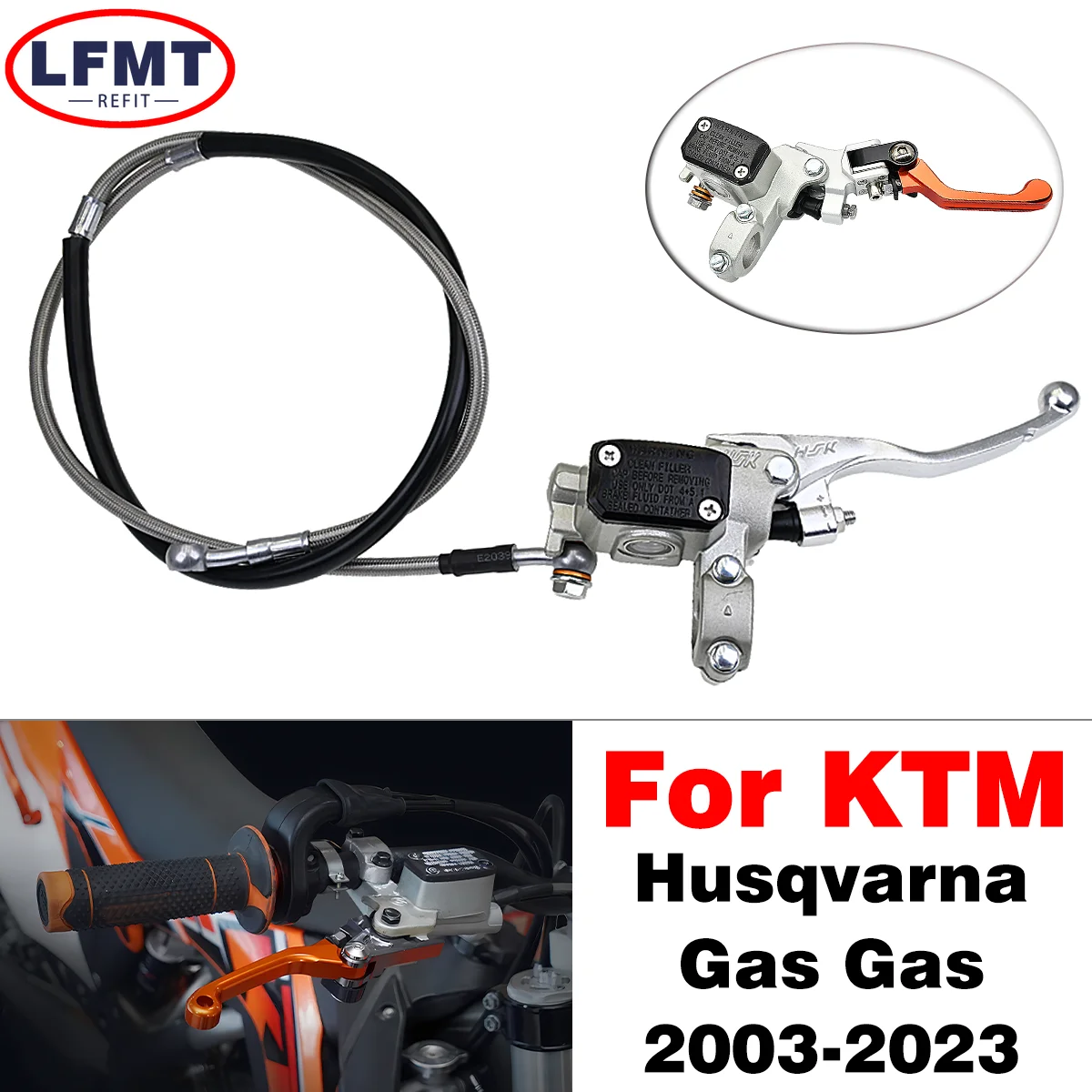 

For KTM EXC EXCF XC XCF SX SXF XCW TPI Six Days 2003-2023 Motorcycle 7/8" 22mm Front Hydraulic Brake Pump Master Cylinder Lever