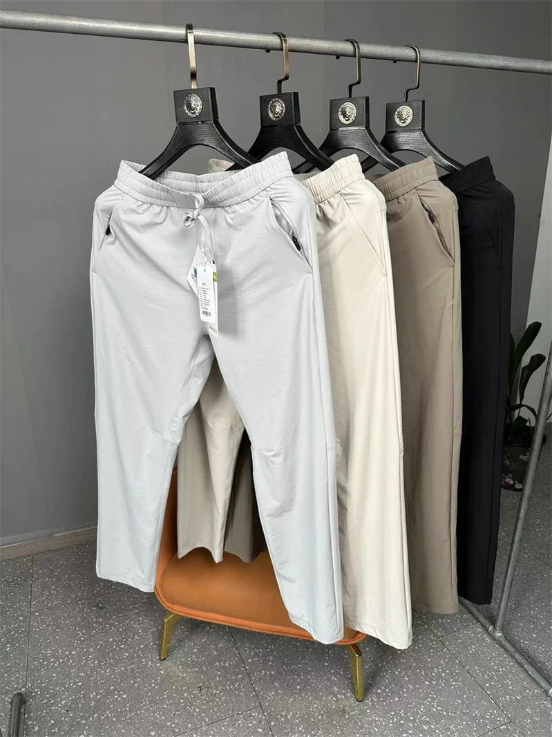 

Comfortable Breathable Lightweight Qui Dry Men's Summer Spor Casual Pants Cotton Sensation Cool Sensation Moisture ng