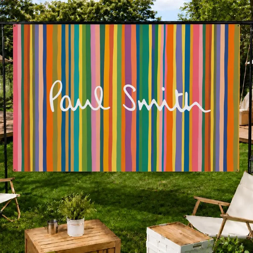 Fashion Brand P-Paul Smith Flags Fan support, home, dormitory, wall decoration, outdoor camping, party banners, gifts
