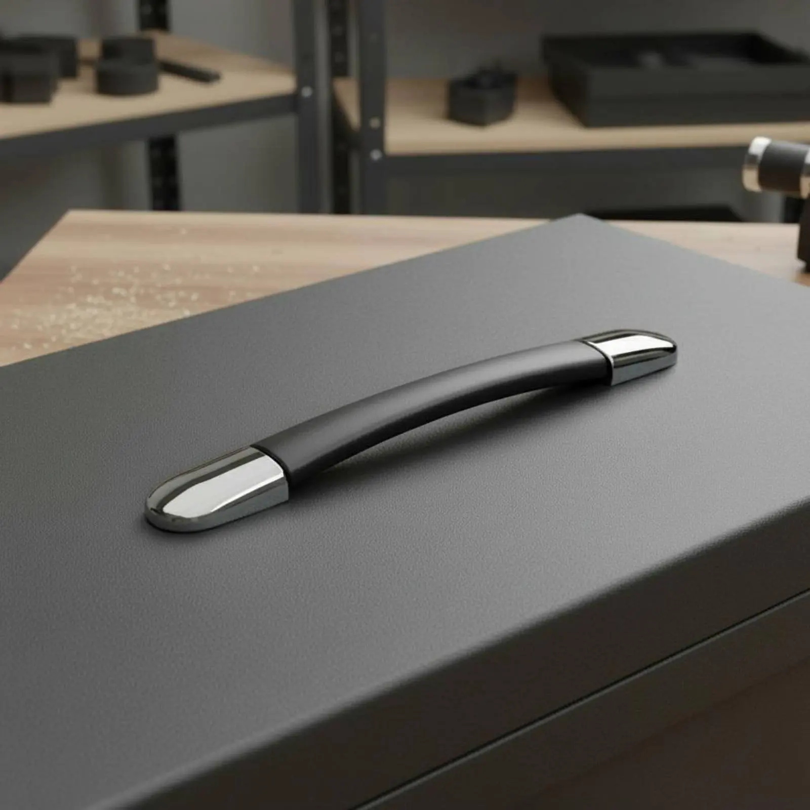 Telescopic Pull Handle Ergonomic Grip Retractable Luggage Handle