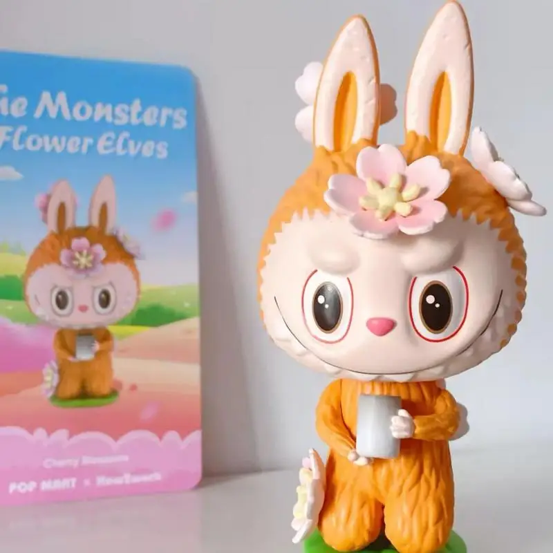 

Original POP MART Labubu Flower Fairy Blind Random Box Toy Animal Action Figures Guess Bag Surprise Box for Girls Christmas Gift