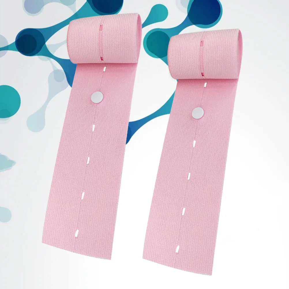 faixa-de-monitoramento-cardiaco-fetal-rosa-com-botoes-ajustaveis-banda-elastica-duravel-e-confortavel-alta-elasticidade-para-mulheres-gravidas