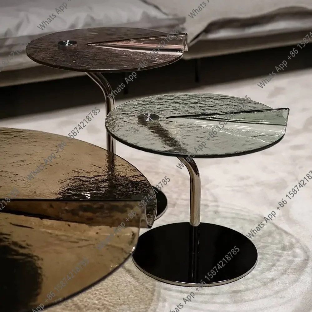 

Новый акриловый итальянский минималистичный комбинированный журнальный столик, дизайнерская мебель класса люкс для вилл, изготовленная на заказ