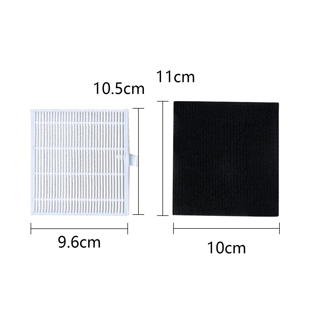 Filtro de esponja Hepa para aspiradora ilife, piezas de repuesto de filtro hepa para V8, V8s, X750, X800, X785, V80, 10 unidades por lote