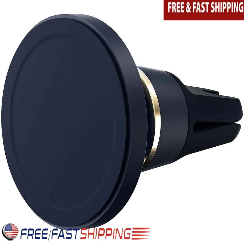 

Магнитный держатель для телефона с вентиляционным отверстием, совместимый с MagSafe, iPhone 12, 13, 14, серия, надежное крепление, простая установка, 360° ° Вращение