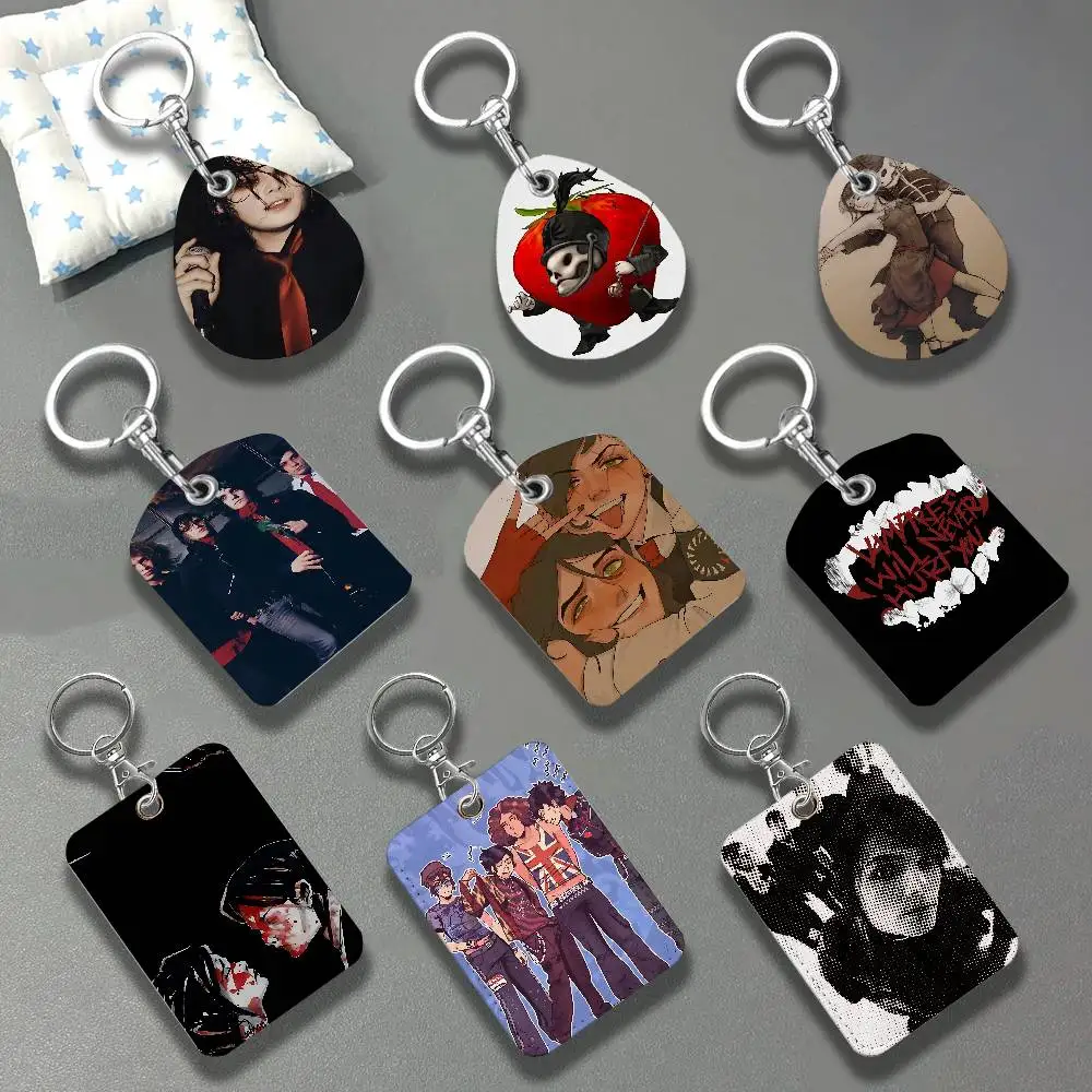 Étui de protection My C-Chemical Romance MCR Flag pour Apple AirTag/support de carte d'accès/dispositif de suivi anti-perte pour animaux de compagnie