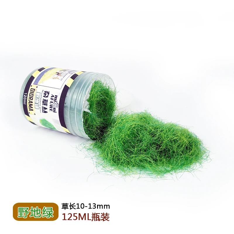 125ML Grass Powder Model Diy Lawn Weed Materials for Building Sand Table Model Accessory Diorama Kits