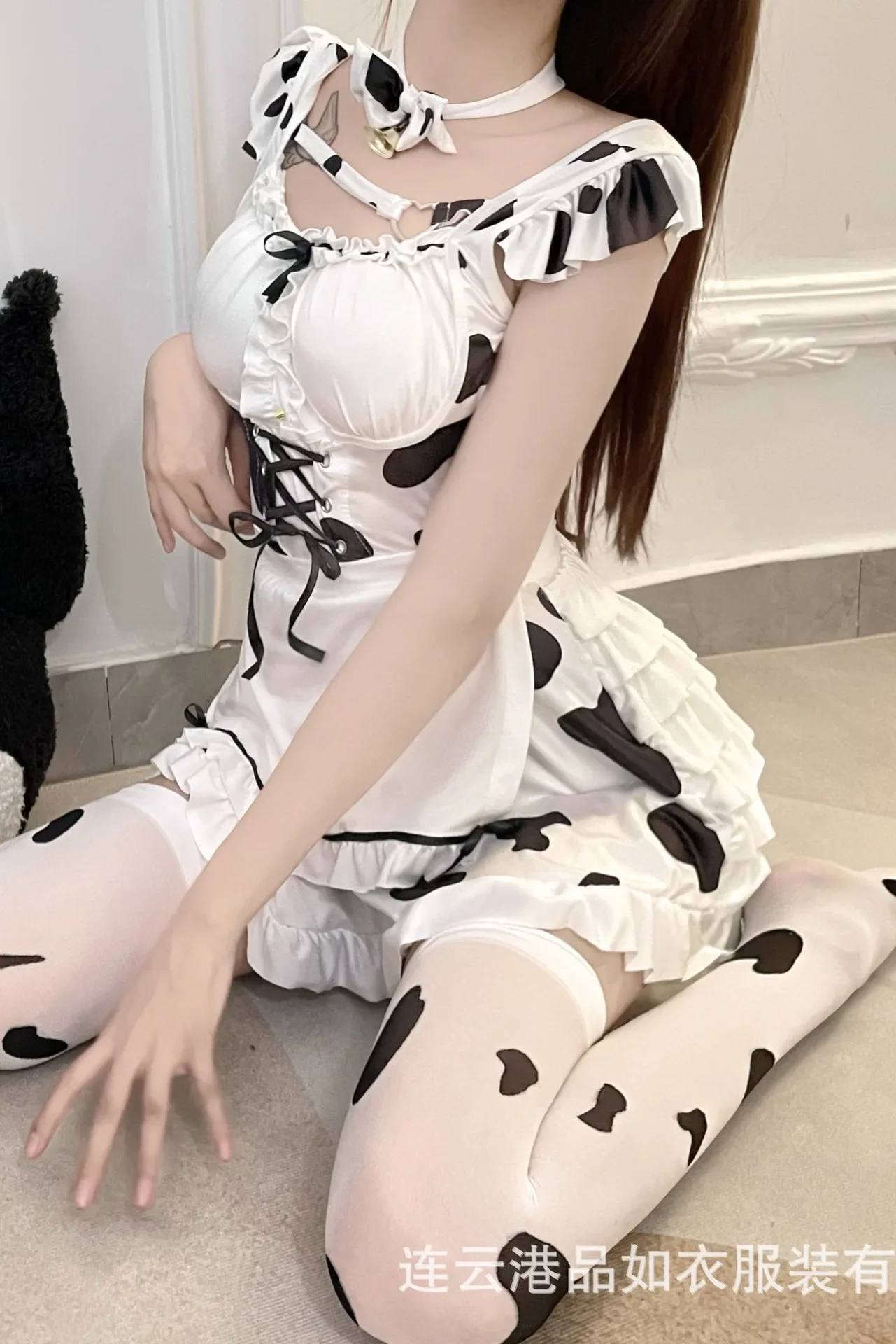 

Rabbit Girl Mature Charm Elegant Pure Desire Seductive Night Scene Rabbit Dress Sexy Little Wildcat Cute Cow Dress Maid 6JAD