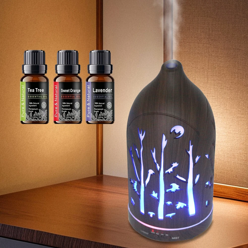 

Essential Oil Diffuser Whisper-Quiet, Auto Shut-Off, Ideal for Stress Relief & Better Sleep