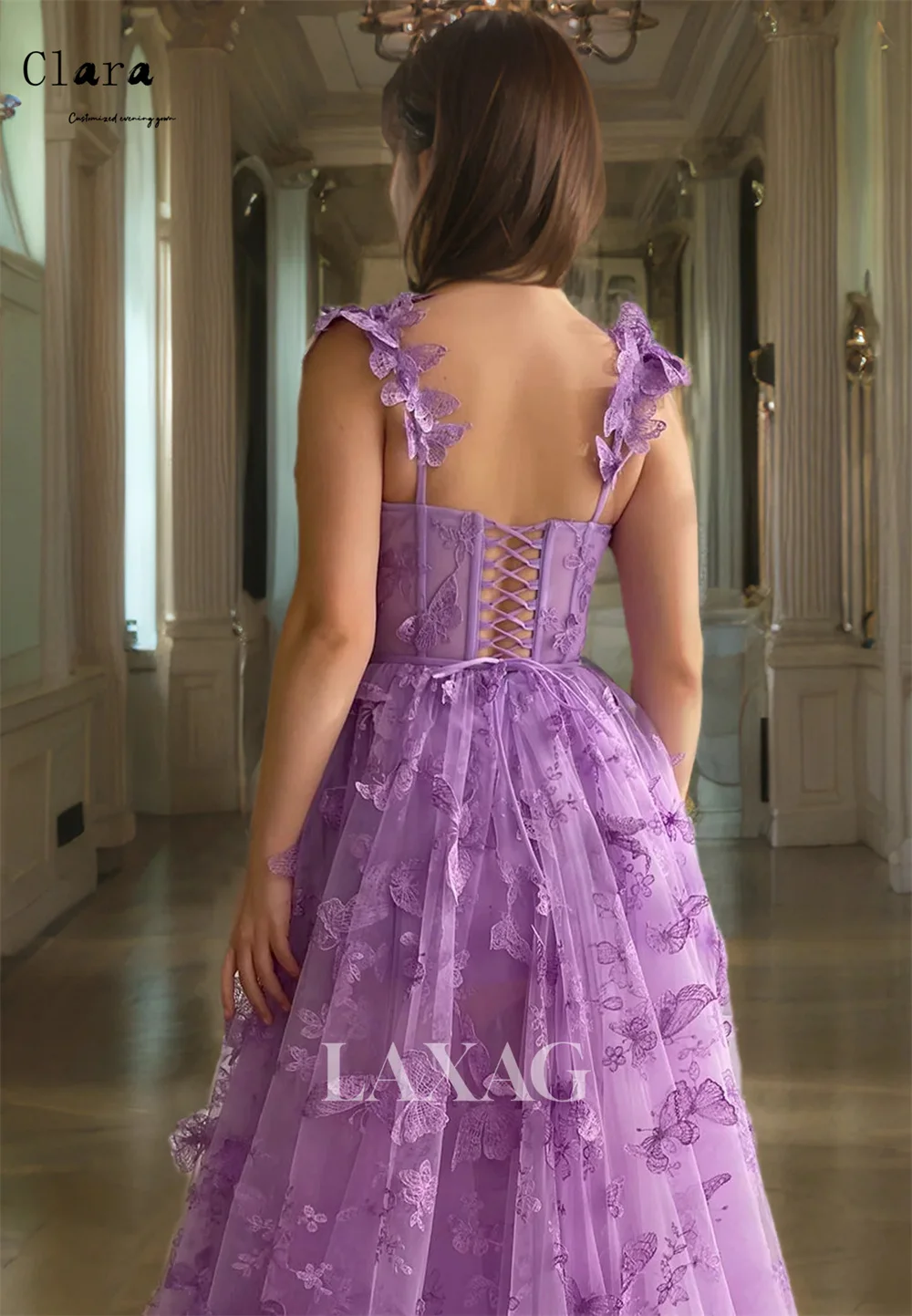 Sukienka Clara Custom Flower Sweetheart z rozcięciem z boku, bez rękawów, na przyjęcie, sukienki damskie na wesele, suknie formalne i wieczorowe, eleganckie