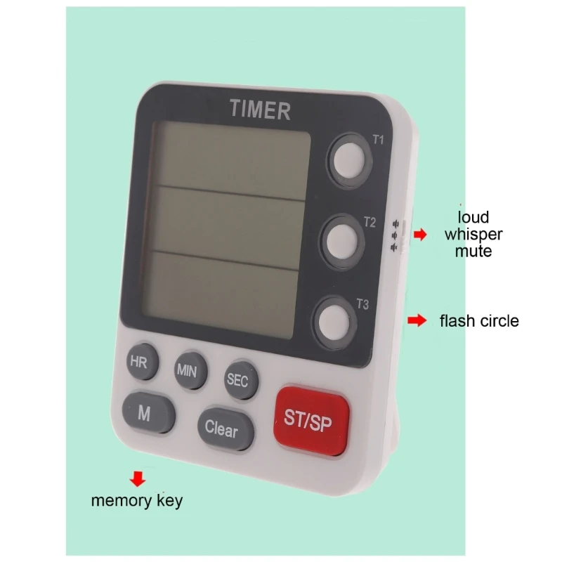 Easy to Read Digital Timer, 3 Channels, Simulation Tool