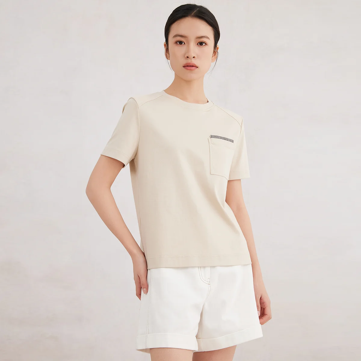 Pop K3063W Luxury Clothing 100% Pima Cotton T Shirts High Quality Summer T-shirts