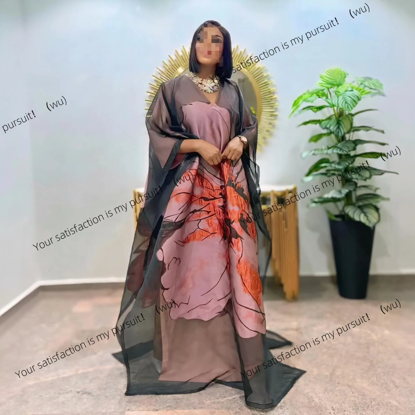 ZOCI-Set pakaian wanita Afrika dua potong yang mewah, pakaian bordir kelas atas, cocok untuk wanita berpesta