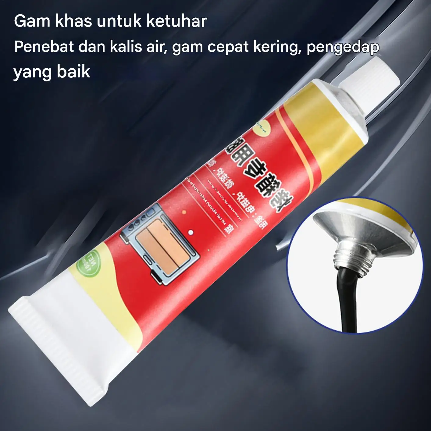 100ml Oven Panel Glue Oven Bottom Sealing Adhesive Glass Panel Filler for Grill Appliance Glass Cooktop Microwave Oven