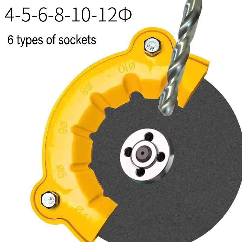 

4-12mm Multipurpose Drill Bit Grinding Sharpener Polishing Grinding Tool Powered Tool Parts Applicable angle grinder