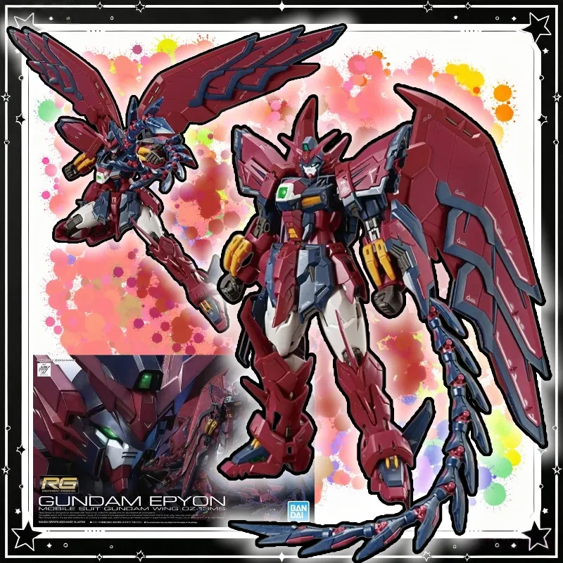 【en-stock】-bandai-rg-38-1-144-oz‑13ms-epyon-mobile-suit-wing-assembly-model-kit-gift-hobby-collection