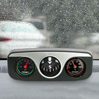 Car Dashboard Compasses Multifunctional Car Accessories Durable 3 in 1 Vehicle Thermometer Car Thermometer Hygrometer Compass