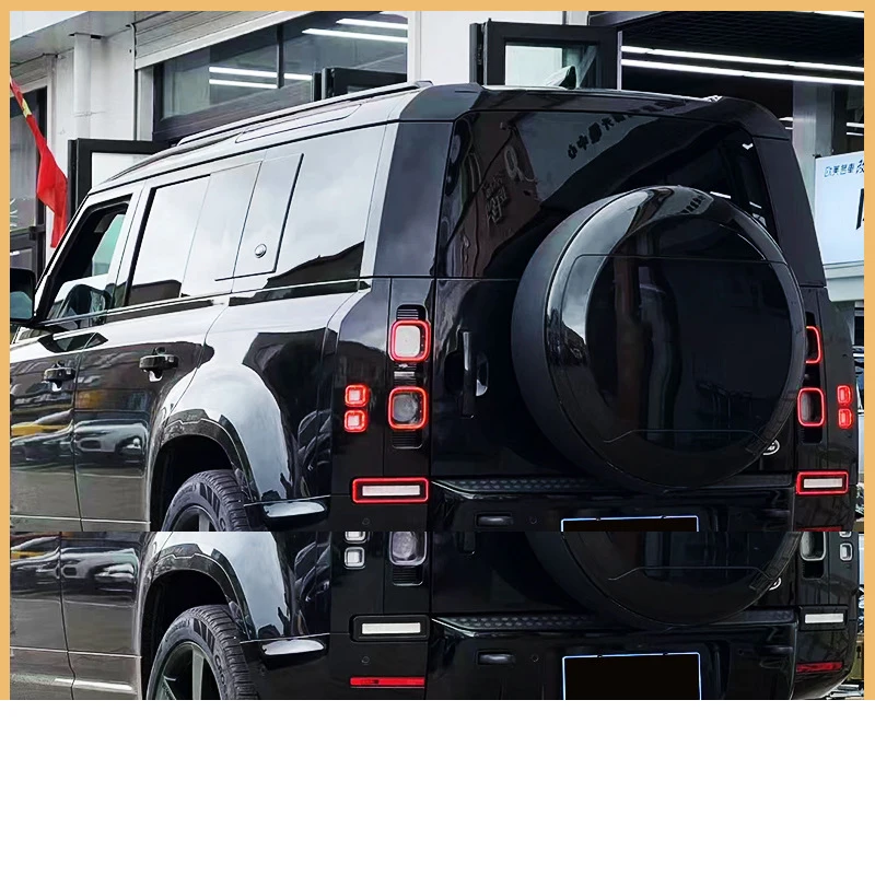 중지 신호 용 빨간색 테일 라이트 램프는 Land Rover Defender 2020-2025 용 Defender Led 브레이크 라이트에 직접 적합합니다.