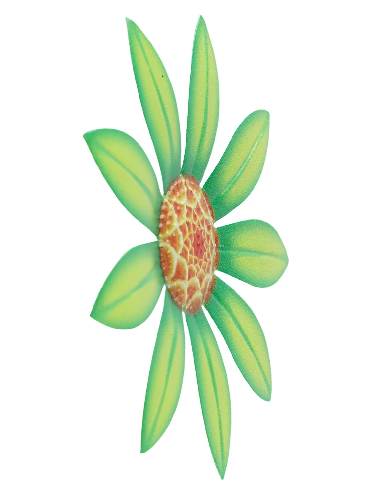 Brand New High Quality Metal Flower Spare Parts Wall 17x17cm 3D Effect 4 Colours Accessories Replacement Decor