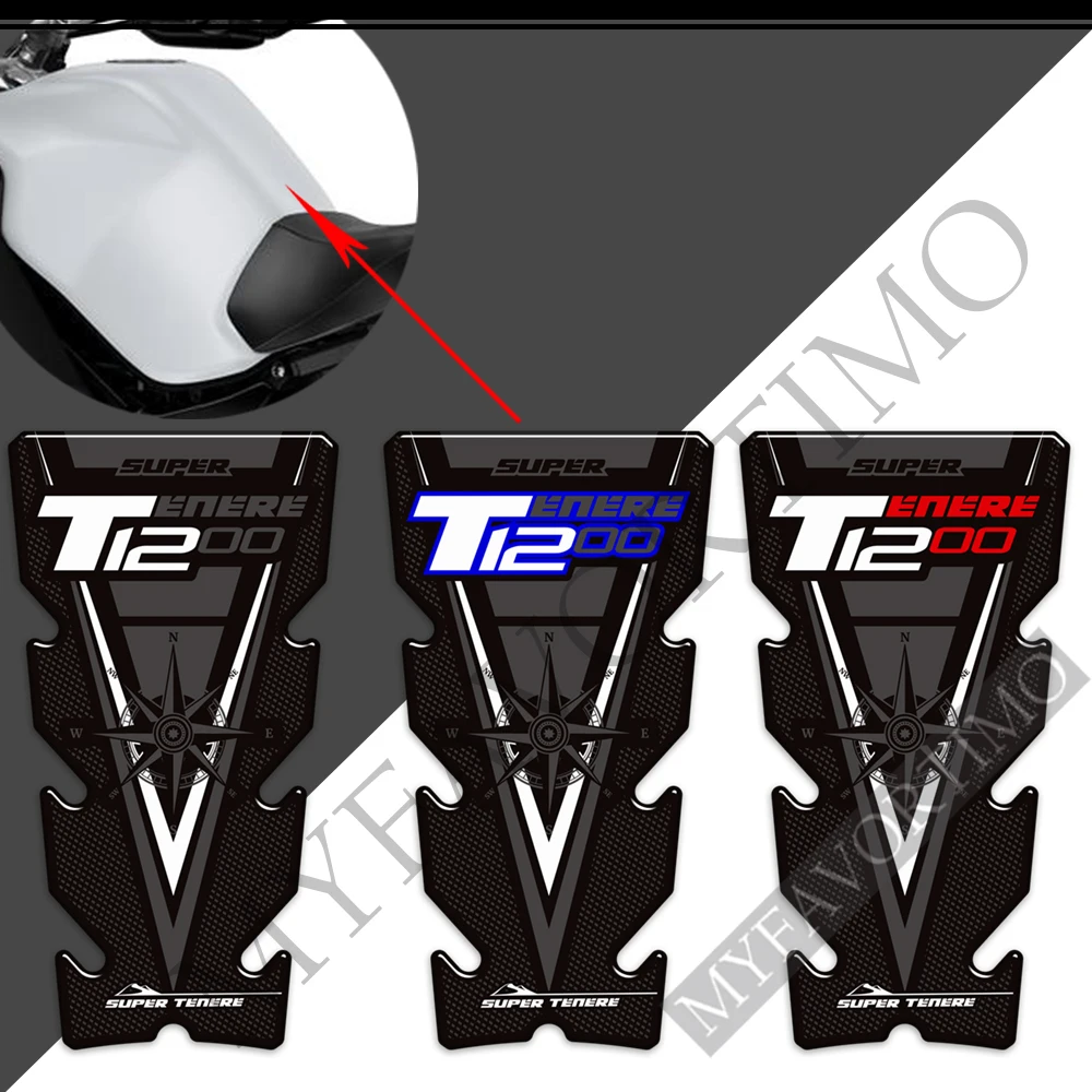 NEW 3D Stickers For Yamaha Super Tenere XT1200X XT1200ZE XT 1200 Z ZE ES XTZ XTZ1200E Gas Fuel Oil Kit Knee FishDecals Tank Pad