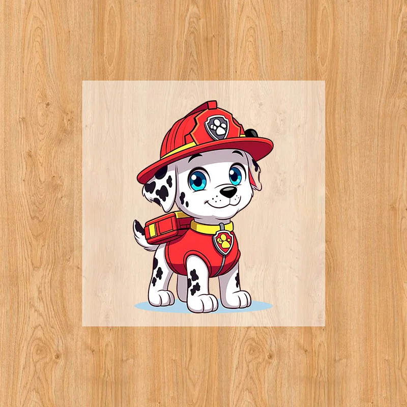 Paw Patrols Heat Transfer Sticker T-shirt Hats DIY Chase Skye Rubble Kawaii Patch Iron Transfer Hot Thermal Sticker Decal Gifts view 5