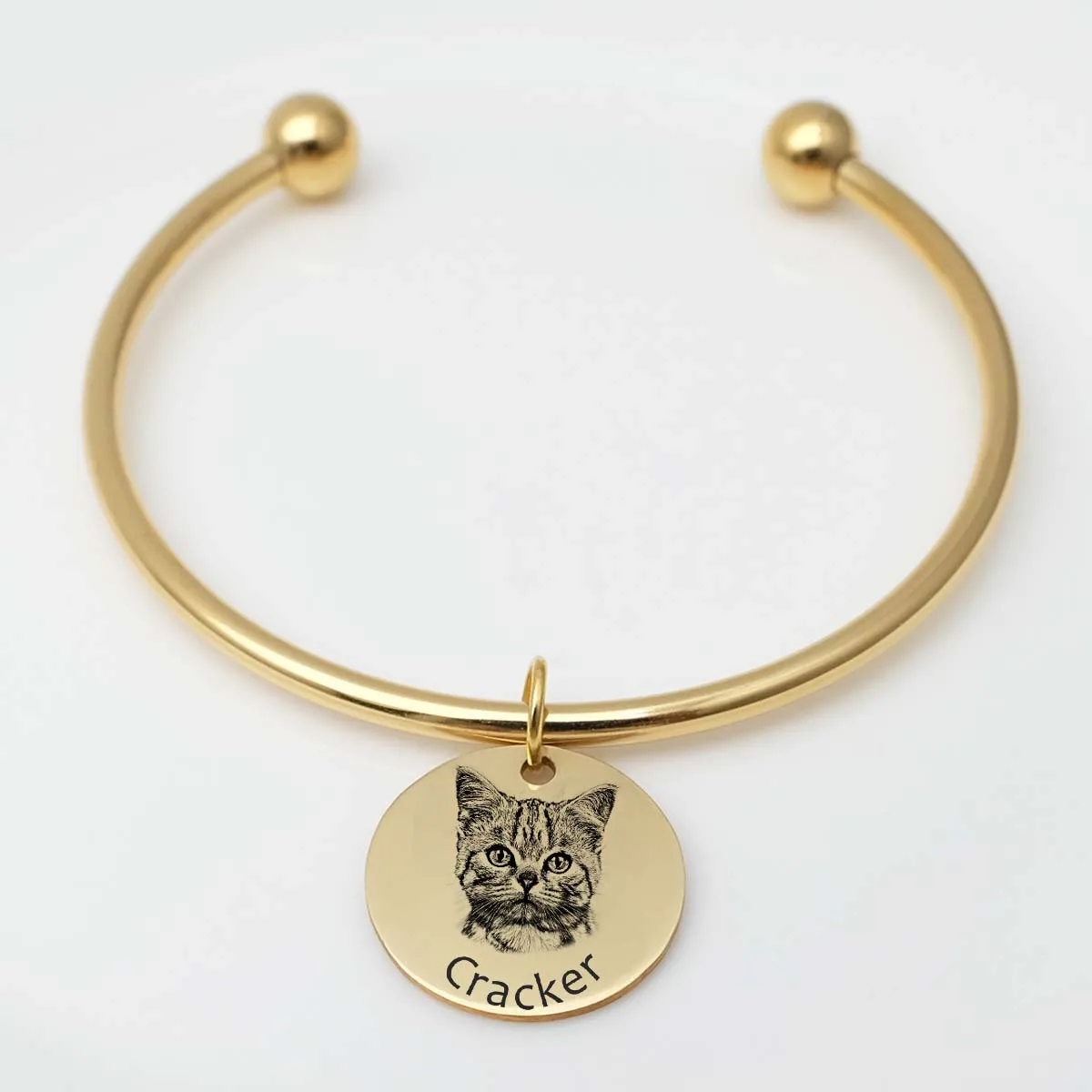 Brazalete personalizado con foto de perro, brazalete personalizado con foto de Mascota, regalo de joyería conmemorativo para su cumpleaños