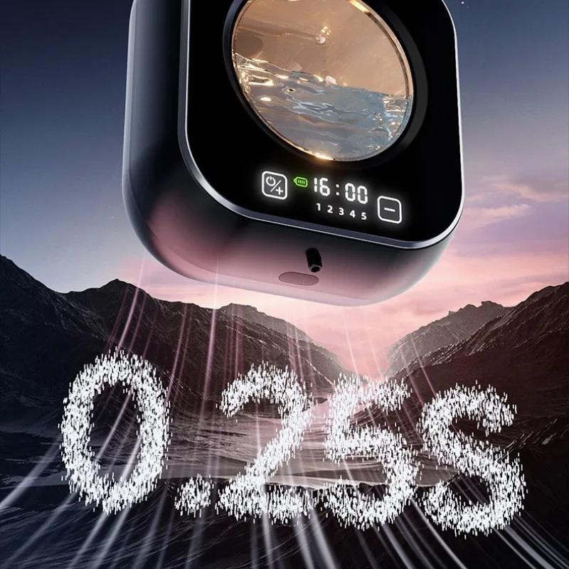 Slimme automatische schuimzeepdispenser - USB-wandmontage, contactloos, oplaadbaar, LED-scherm, grote capaciteit, verstelbaar schuim