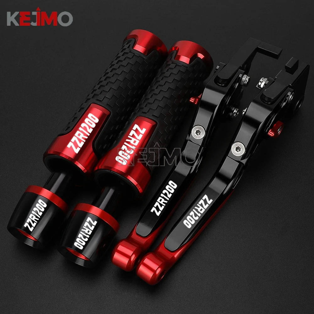 

FOR kawasaki ZZR1200 ZZR 1200 2005 2004 2003 2002 Motorcycle Accessories Adjustable Brake Clutch Levers 22mm Handlebar grips end