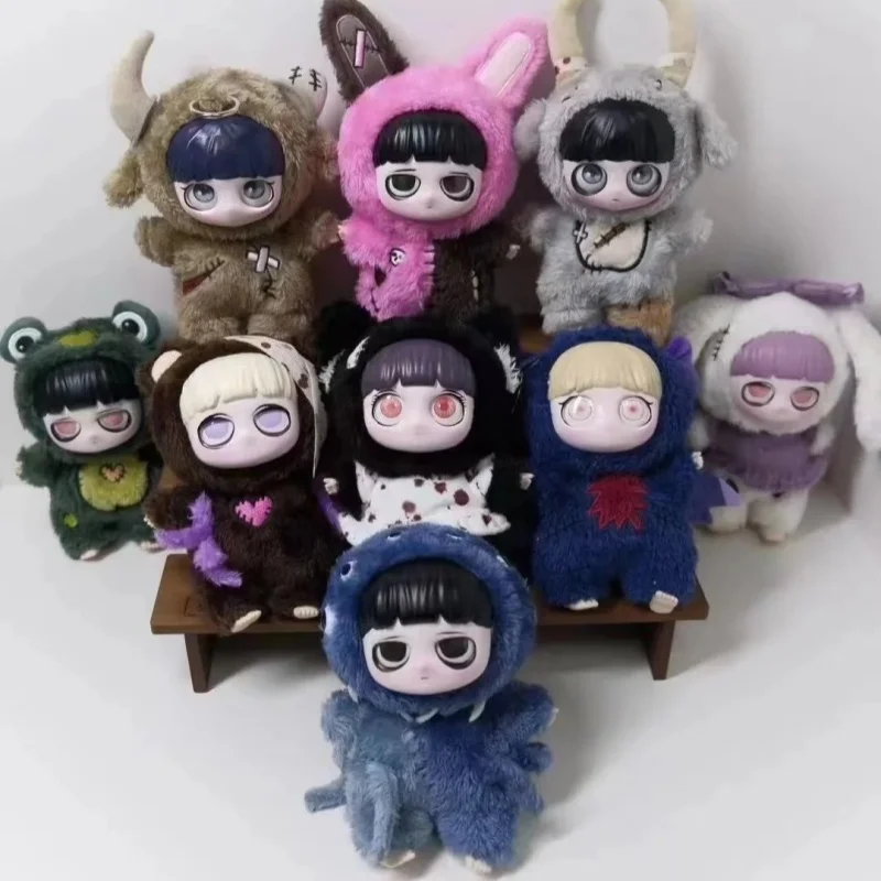 Kiki Night Elf Series Authentic Cool Dark Gothic Style Vinyl Doll Blind Box Trendy Bag Pendants Mystery Gift Toy