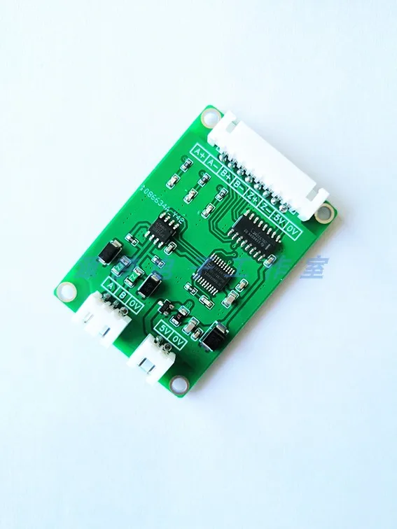 AB Phase Grating Orthogonal Encoder Pulse Counting to RS232/RS485ModbusRTU Protocol Serial Port Module
