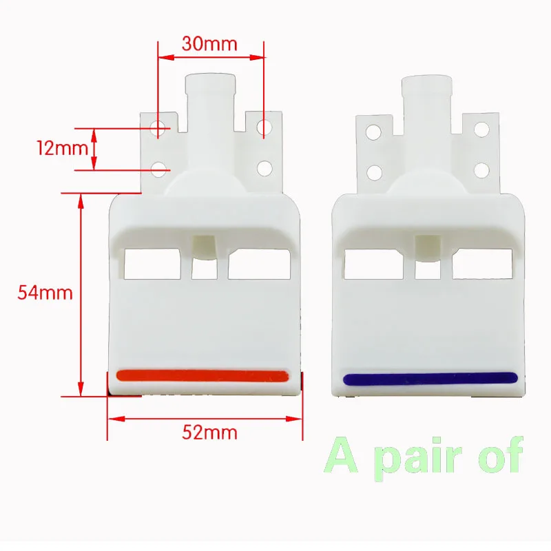 1 pair Water dispenser faucet switch faucet hot and cold water mouth piano key press type water dispenser accessories