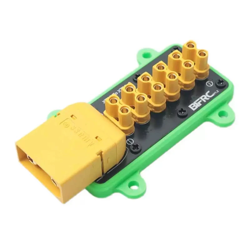 

1PCS 0-100V 50A XT90 to XT30 6-Port Power Distribution Board PDB Module w Protective Shell/Mounting Hole for Drone/RC Boat/Robot