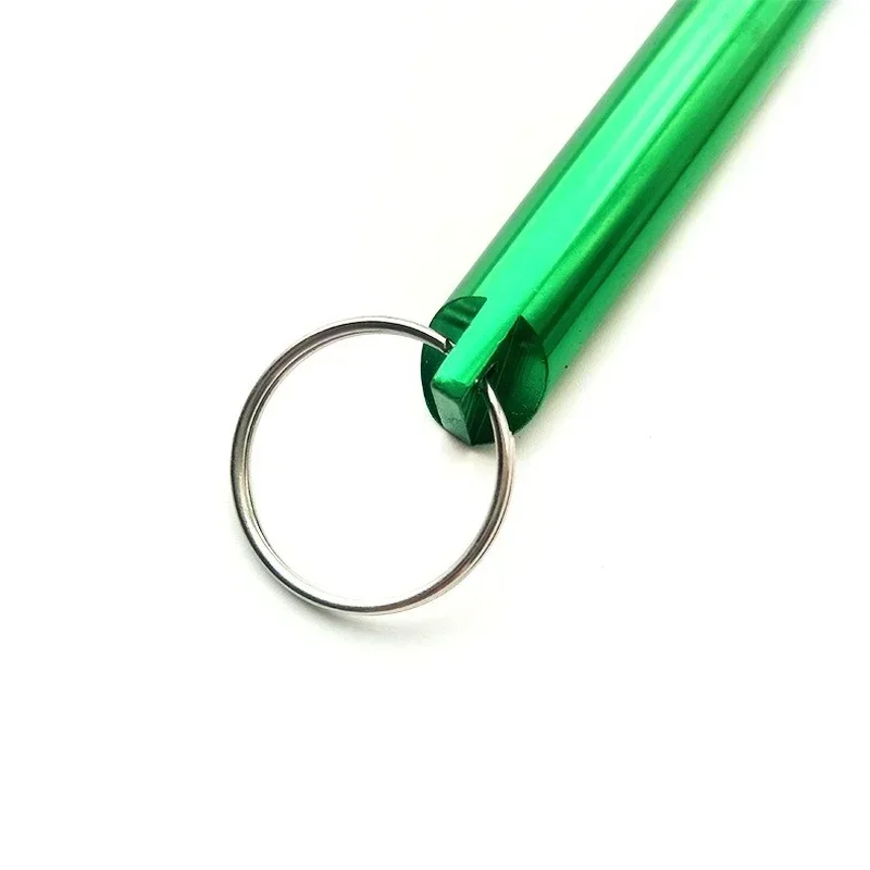 Sports Whistle Mini Survival Whistle Multifunctional Key Chain Aluminum Alloy Cheerleading Outdoor Emergency Alarm