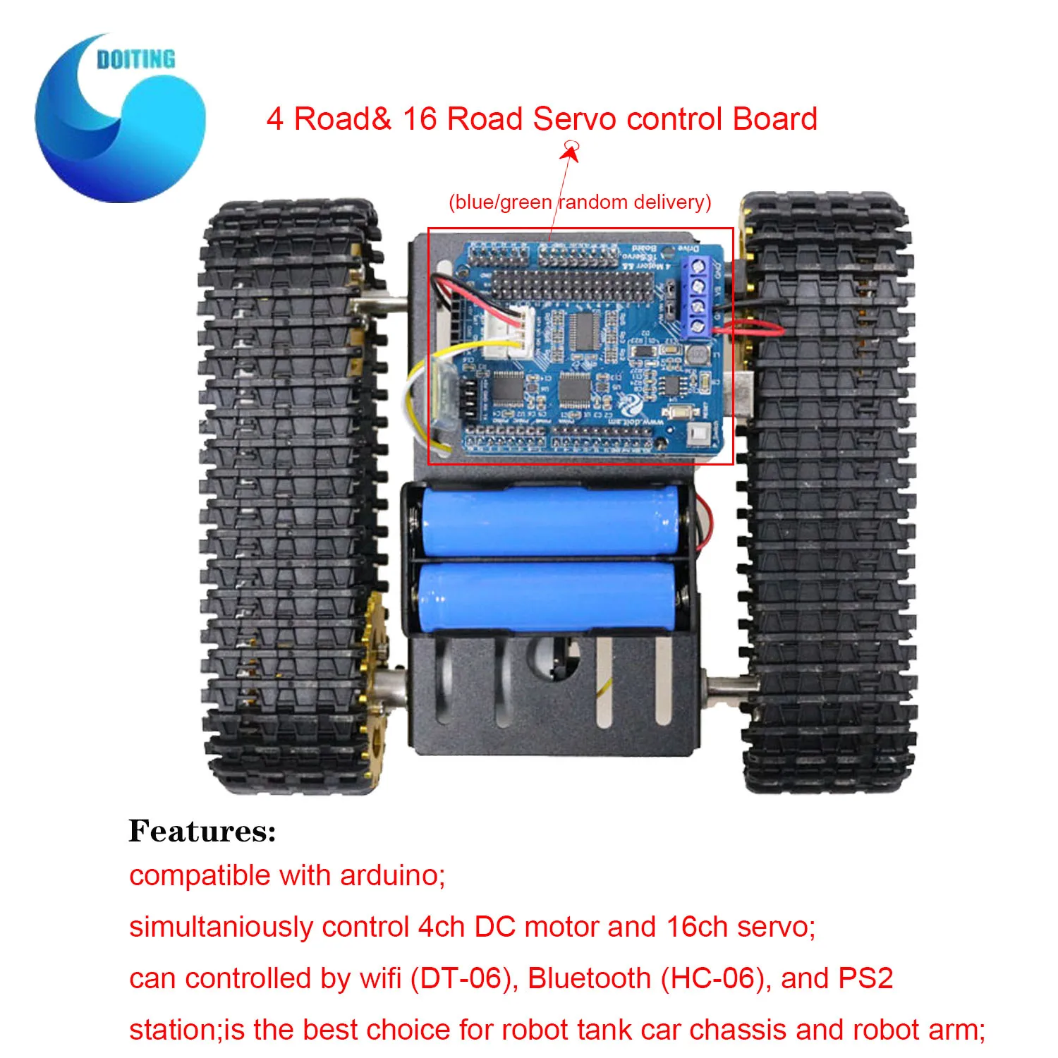 Bluetooth/ハンドル/wifiリモコンロボット,RT101の自動車部品,開発ボードとモーターコントローラー,DIY玩具
