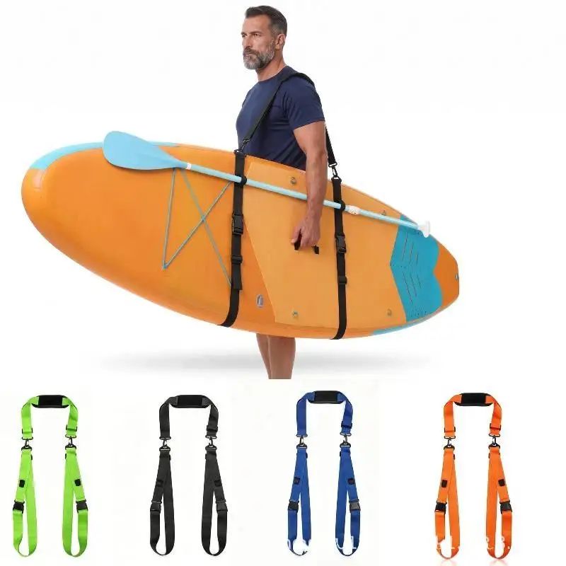 Tear Resistant Adjustable Paddle Board Strap Heavy Duty SUP Accessory for Kayak Surfboard Rough Water Use