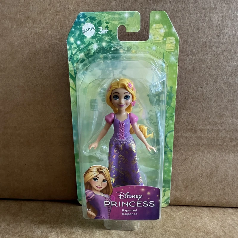 Original Disney Princess Mini Princess Snow White Moanna Merida Elsa Anna Miniature Dolls for Girls Christmas Gifts HPL55 Toys