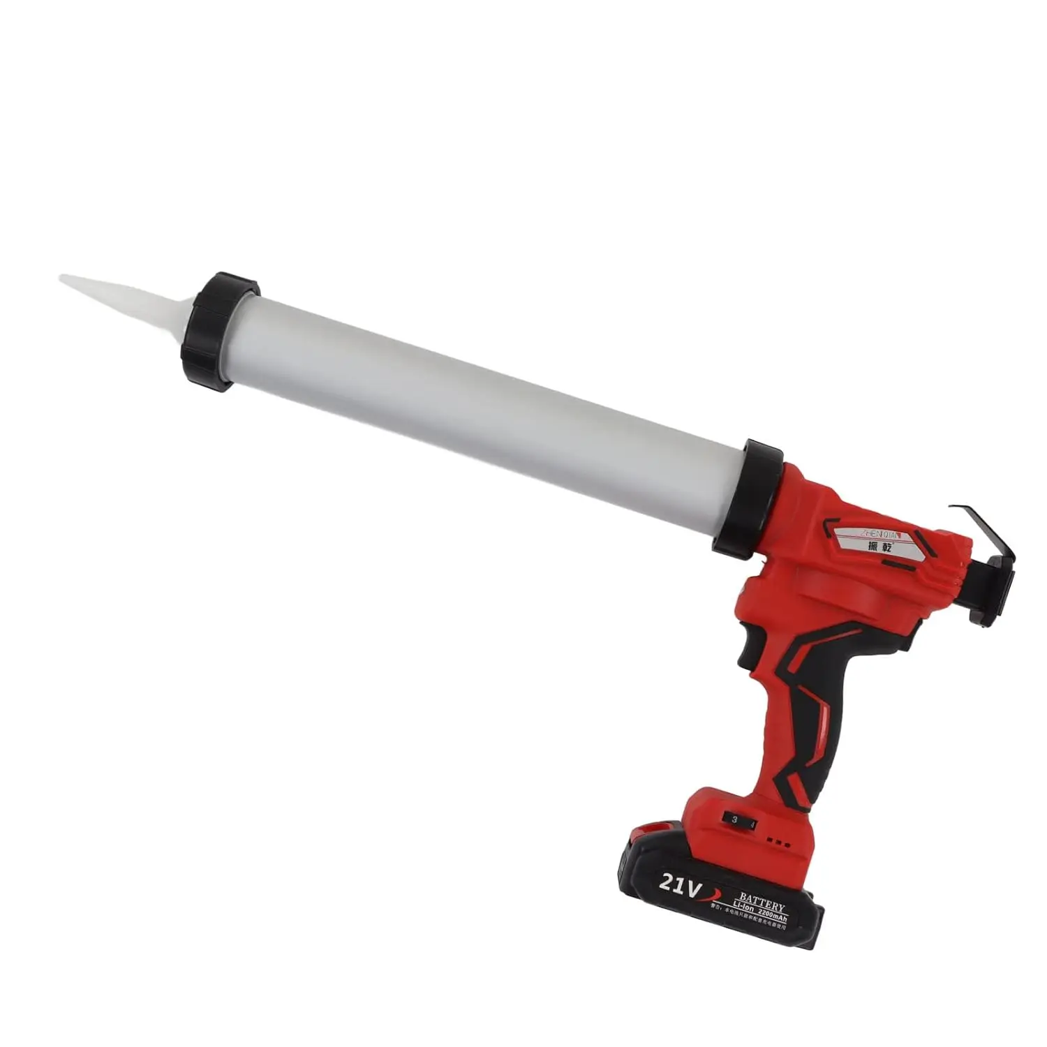 Caulking Gun Kit, Cordless Caulking Gun Battery Powered Us Plug 110‑240v for Caulking, Filling, Sealing and Insulating Small Gap